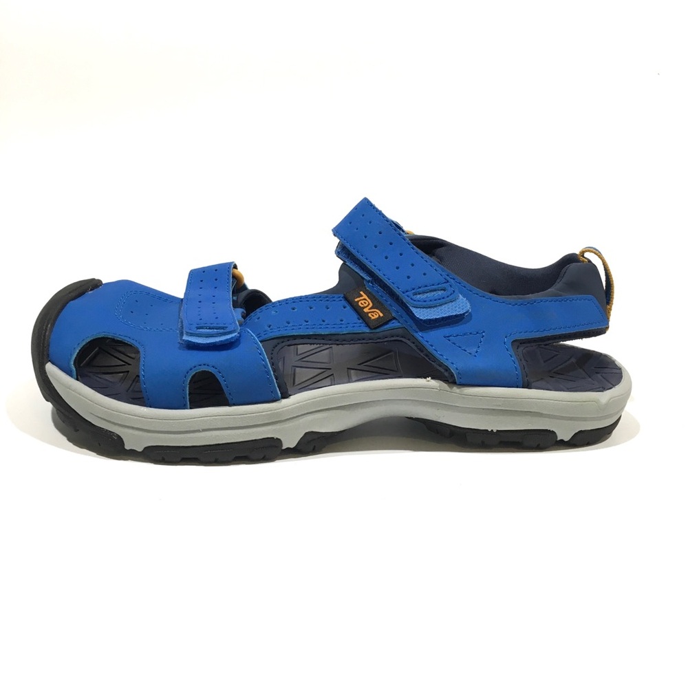 TEVA HURRICANE CLOSED TOE PRO SPORTS WATER SANDALS -DAZZLING BLUE -YOUTH US 5